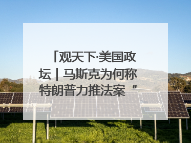 观天下·美国政坛｜马斯克为何称特朗普力推法案“令人作呕”